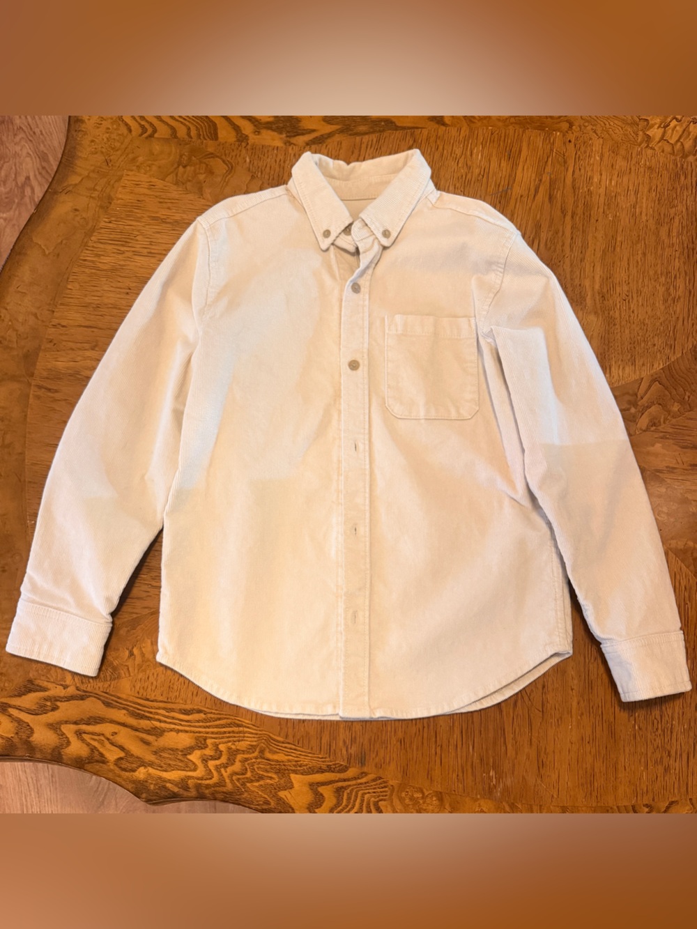 Kids Corduroy Button Down Shirt